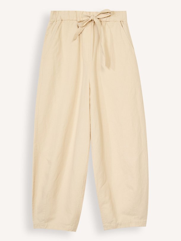 Ontdek de Mona katoen/linnenmix broek van Knit-ted in de kleur Zand bij Orangebag. Op werkdagen voor 21:45 besteld, morgen in huis.