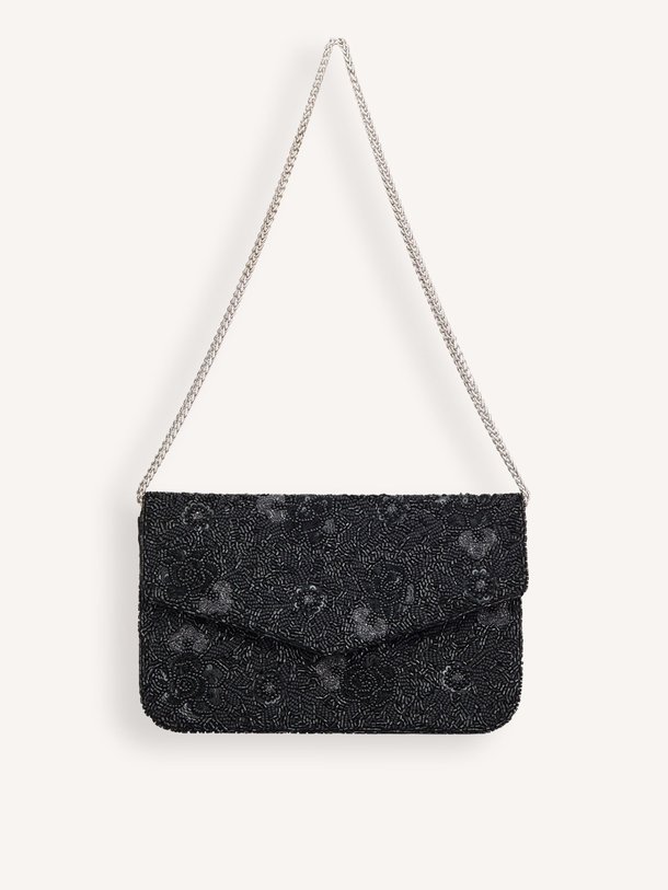 Ontdek de Wintery Paradi geweven crossbody tas met kralen van Becksondergaard in de kleur zwart bij Orangebag. Op werkdagen voor 21:45 besteld, morgen in huis.