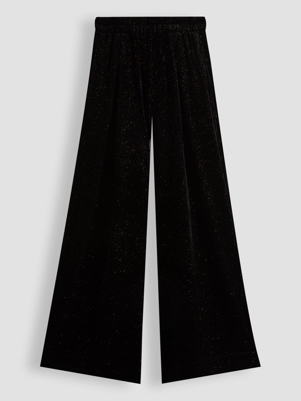 Ontdek de Chaggy geweven velourse wide broek met print van Sessun in de kleur zwart bij Orangebag. Op werkdagen voor 21:45 besteld, morgen in huis.