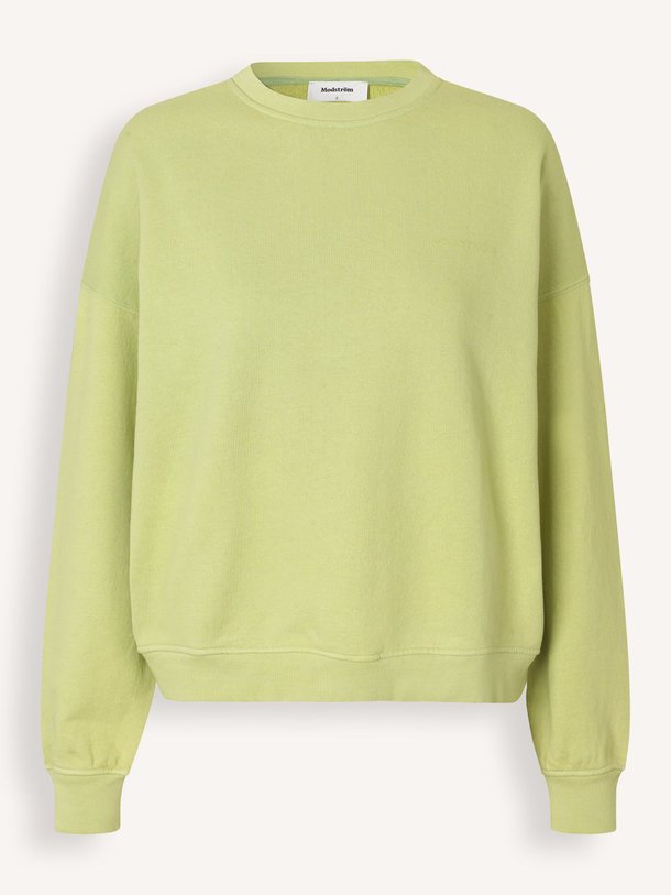 Ontdek de Niarn organic cotton logo sweater van Modstrom in de kleur Groen bij Orangebag. Op werkdagen voor 21:45 besteld, morgen in huis.