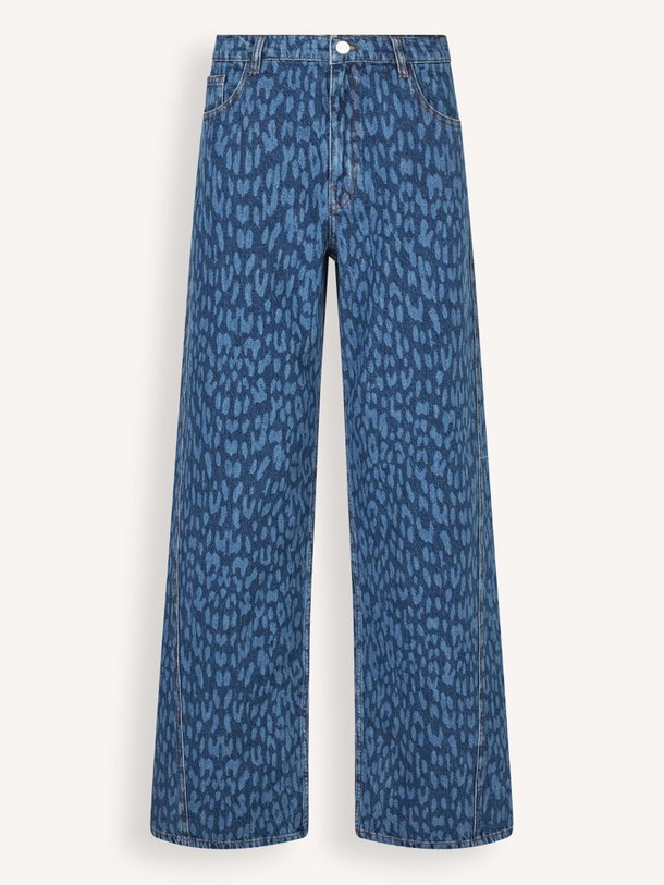 Ontdek de Nicocette high waist wide leg leopard jeans van Baum und Pferdgarten in de kleur blauw bij Orangebag. Op werkdagen voor 21:45 besteld, morgen in huis.