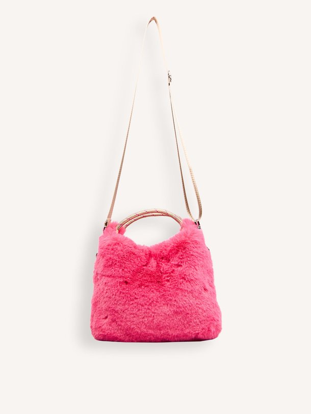 Ontdek de Helcro fake fur schouder-/handtas van Bellerose in de kleur Roze bij Orangebag. Op werkdagen voor 21:45 besteld, morgen in huis.