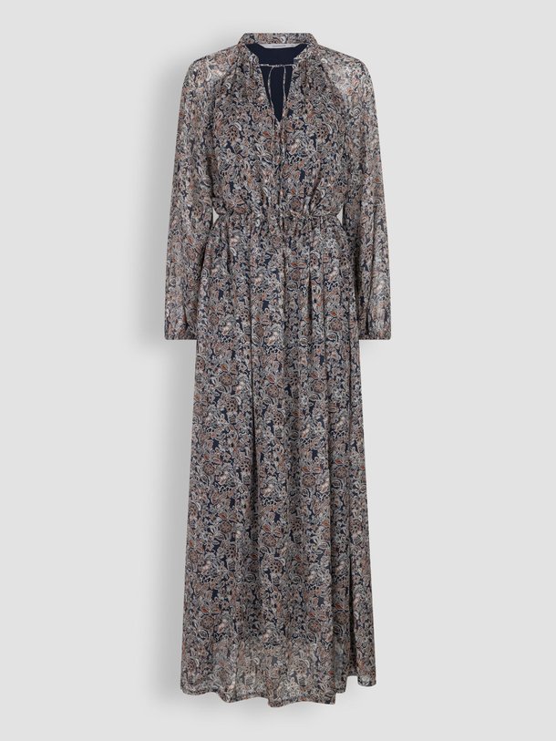 Ontdek de Viscose maxi jurk met print van Summum in de kleur donkerblauw bij Orangebag. Op werkdagen voor 21:45 besteld, morgen in huis.