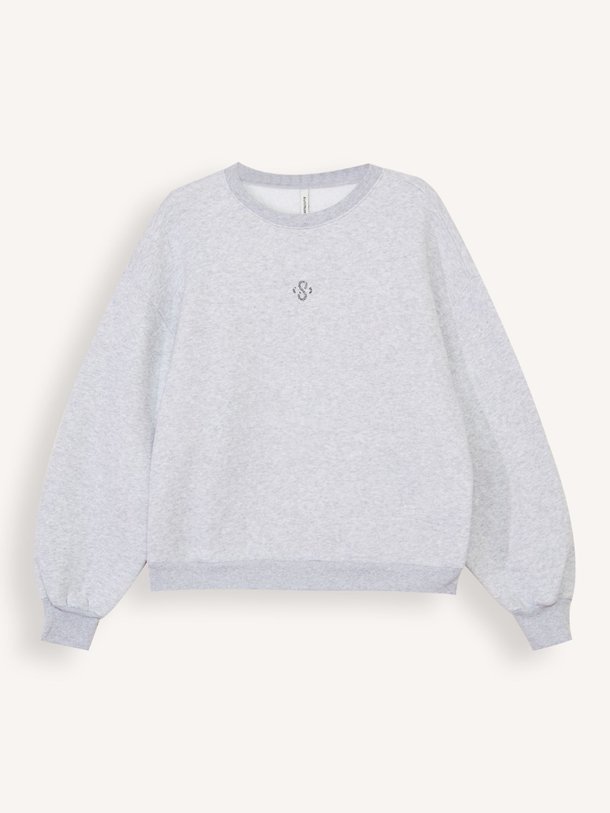 Ontdek de Hamburg katoenmix gemêleerde sweater van Summum in de kleur lichtgrijs bij Orangebag. Op werkdagen voor 21:45 besteld, morgen in huis.