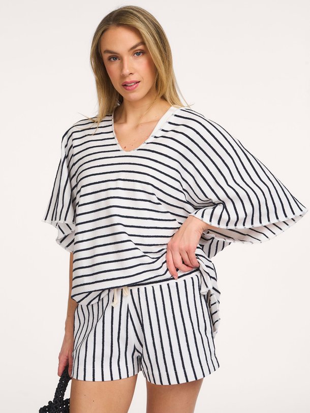 Ontdek de Katoenmix badstof top van Speezys in de kleur Donkerblauw bij Orangebag. Op werkdagen voor 21:45 besteld, morgen in huis.