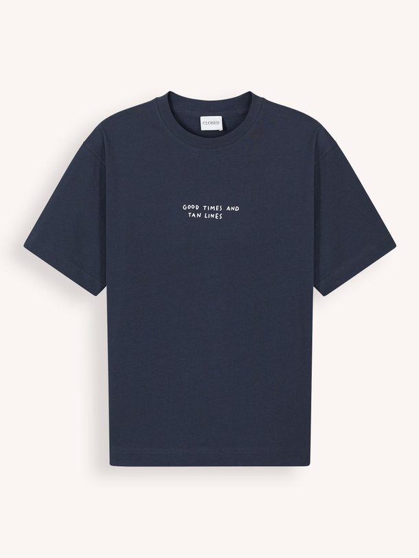 Ontdek de Organic cotton T-shirt van Closed in de kleur Zwart bij Orangebag. Op werkdagen voor 21:45 besteld, morgen in huis.