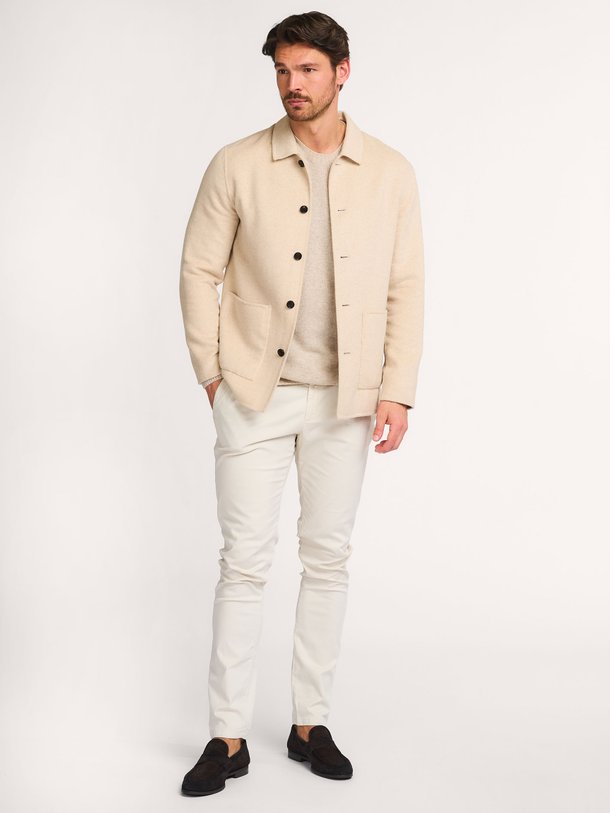 Ontdek de Sportcord lyocell/katoen mix chino van Profuomo in de kleur ecru bij Orangebag. Op werkdagen voor 21:45 besteld, morgen in huis.