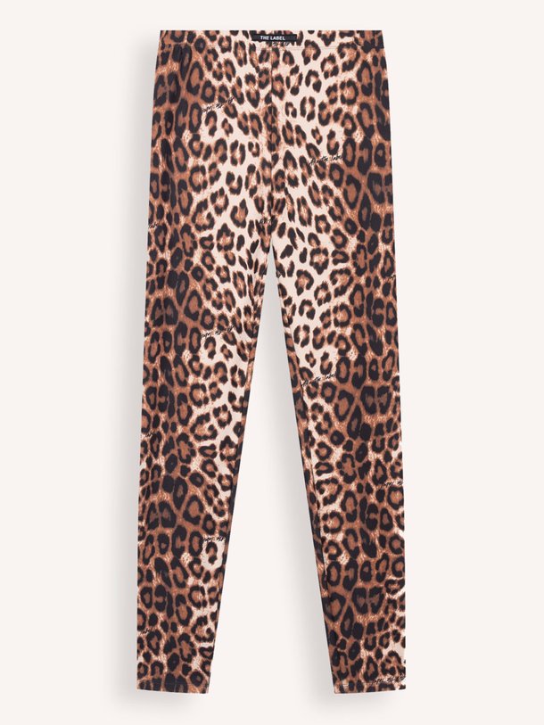 Ontdek de Jersey leopard legging van Alix The Label in de kleur Bruin bij Orangebag. Op werkdagen voor 21:45 besteld, morgen in huis.
