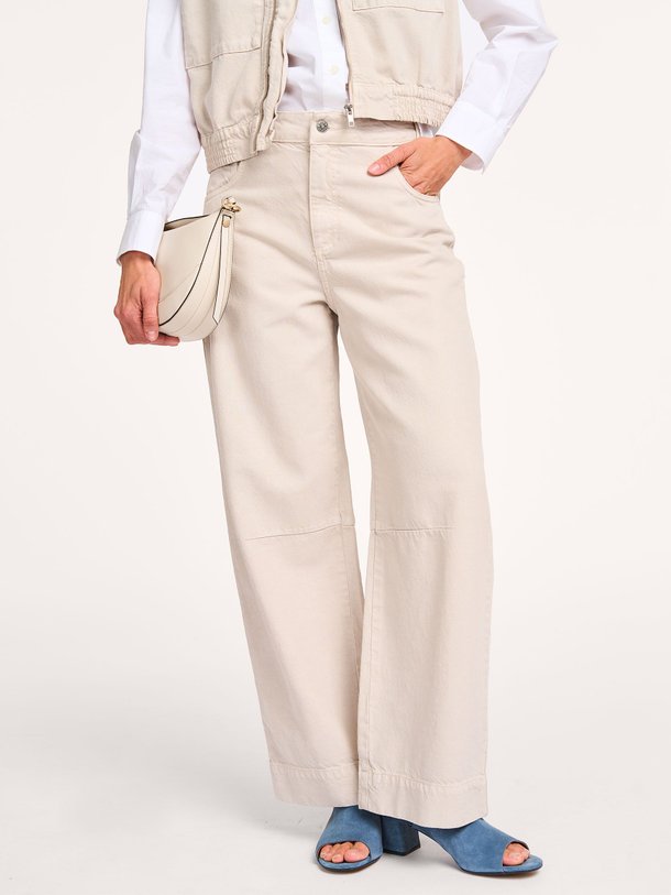 Ontdek de Fenne high waist wide leg jeans van Nathalie Vleeschouwer in de kleur stone bij Orangebag. Op werkdagen voor 21:45 besteld, morgen in huis.