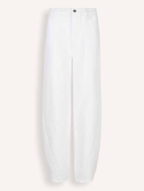 Ontdek de Brave high waist barrel fit non-stretch jeans van Dante 6 in de kleur Off-white bij Orangebag. Op werkdagen voor 21:45 besteld, morgen in huis.