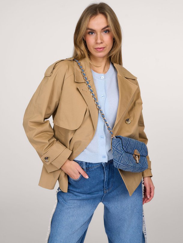 Ontdek de Clara katoenmix oversized trenchcoat van Modstrom in de kleur lichtbruin bij Orangebag. Op werkdagen voor 21:45 besteld, morgen in huis.