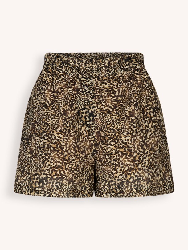 Ontdek de Tiana viscosemix short met print van Dante 6 in de kleur Donkerbruin bij Orangebag. Op werkdagen voor 21:45 besteld, morgen in huis.