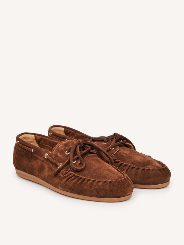 Ontdek de Rowan suède loafers van Alohas in de kleur Bruin bij Orangebag. Op werkdagen voor 21:45 besteld, morgen in huis.