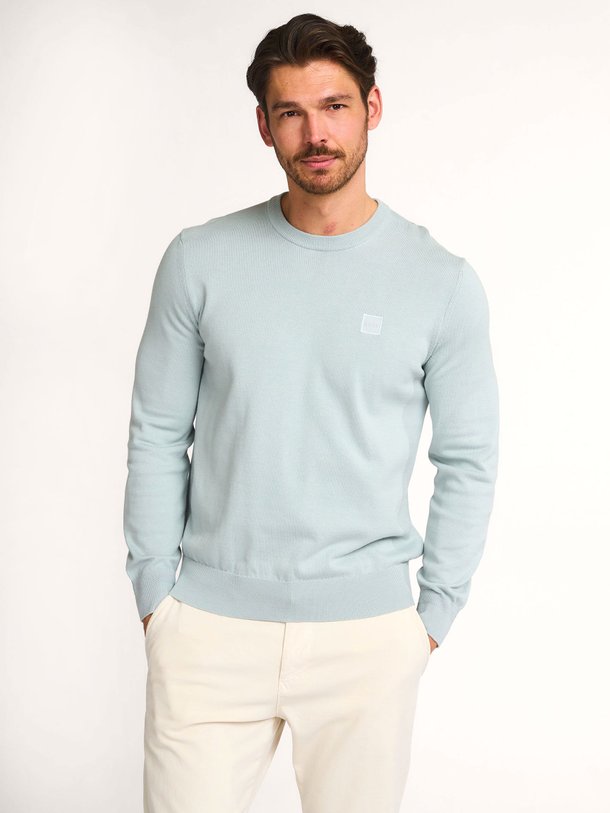 Ontdek de Kanovano katoen/cashmeremix trui van Boss in de kleur Grijs bij Orangebag. Op werkdagen voor 21:45 besteld, morgen in huis.