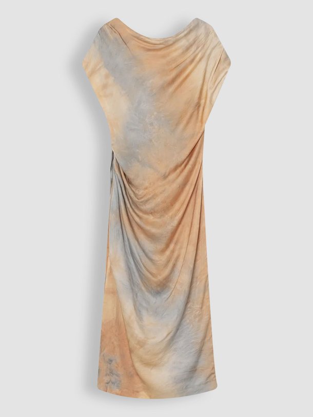 Ontdek de Emma viscosemix jurk met dessin van Graumann in de kleur zand bij Orangebag. Op werkdagen voor 21:45 besteld, morgen in huis.