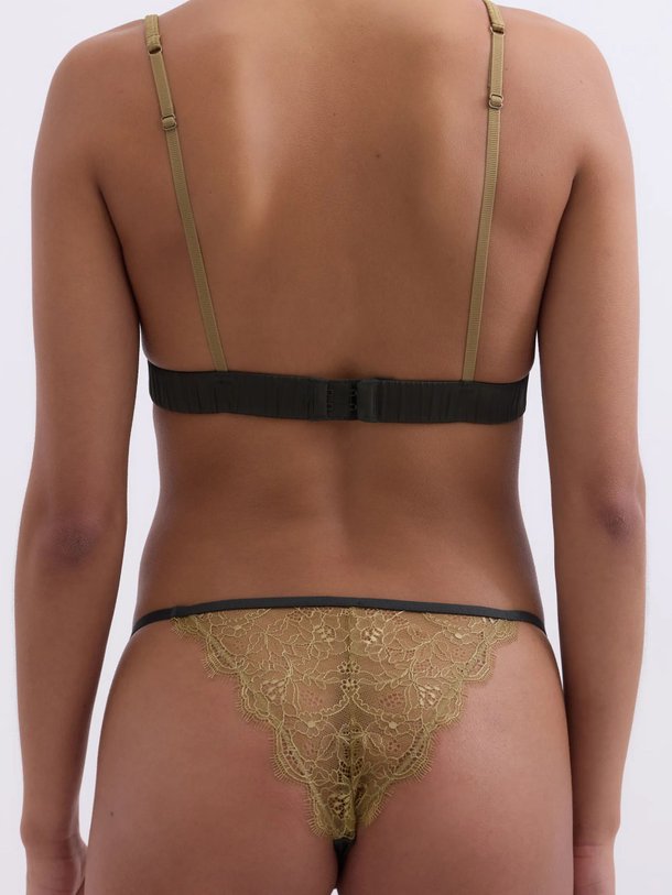 Ontdek de Charlotte kanten tanga van Love Stories in de kleur Donkergroen bij Orangebag. Op werkdagen voor 21:45 besteld, morgen in huis.