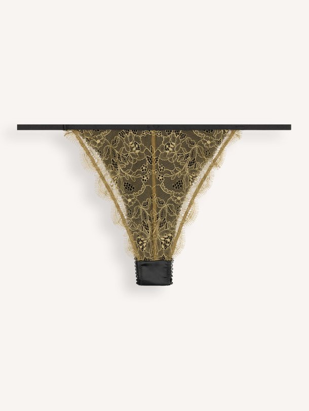 Ontdek de Charlotte kanten tanga van Love Stories in de kleur Donkergroen bij Orangebag. Op werkdagen voor 21:45 besteld, morgen in huis.