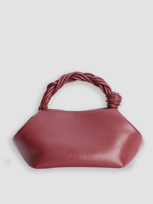 Ontdek de Bou crossbody bag van Ganni in de kleur bordeauxrood bij Orangebag. Op werkdagen voor 21:45 besteld, morgen in huis.