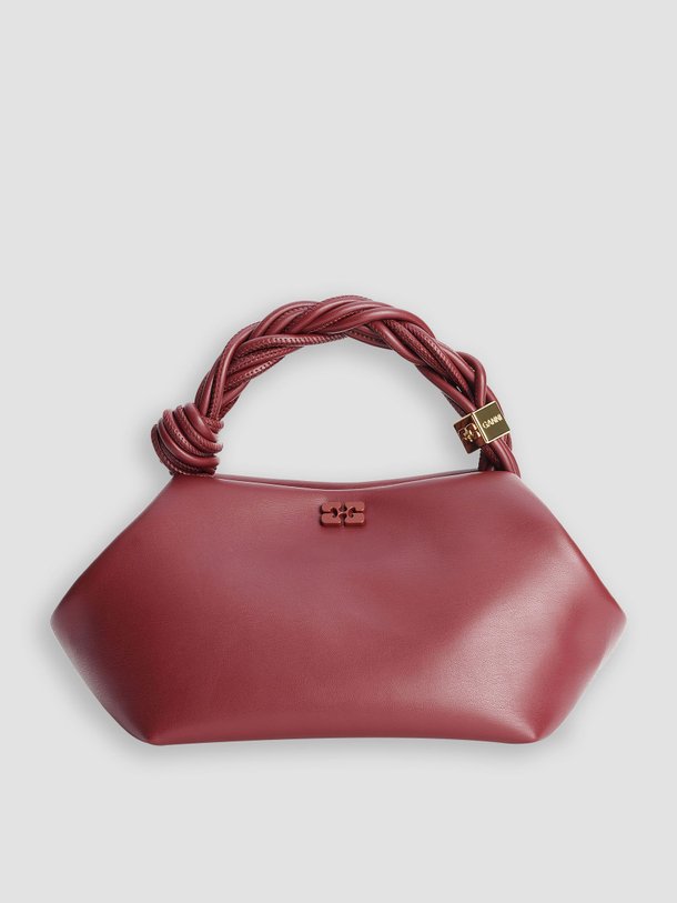 Ontdek de Bou crossbody bag van Ganni in de kleur bordeauxrood bij Orangebag. Op werkdagen voor 21:45 besteld, morgen in huis.