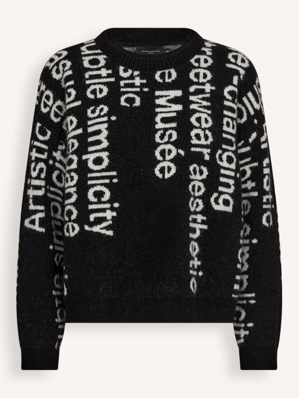 Ontdek de Ibra wolmix trui met dessin van Copenhagen Muse in de kleur zwart bij Orangebag. Op werkdagen voor 21:45 besteld, morgen in huis.