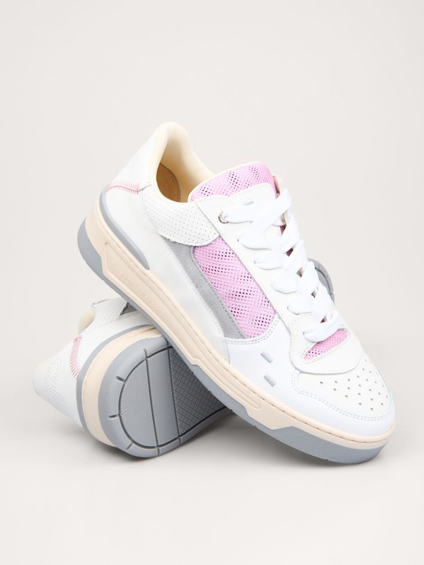Ontdek de Cruiser Stride lederen sneakers met mesh van Filling Pieces in de kleur roze bij Orangebag. Op werkdagen voor 21:45 besteld, morgen in huis.