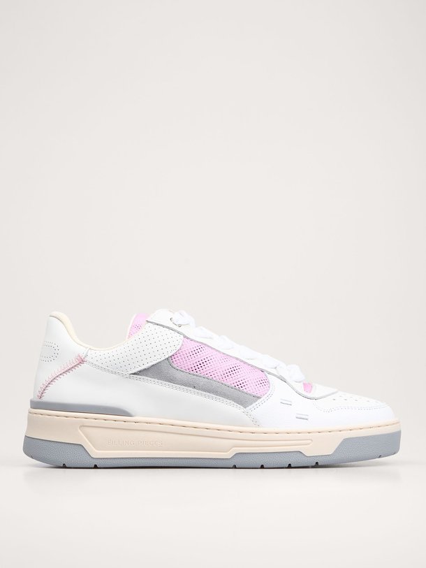 Ontdek de Cruiser Stride lederen sneakers met mesh van Filling Pieces in de kleur roze bij Orangebag. Op werkdagen voor 21:45 besteld, morgen in huis.