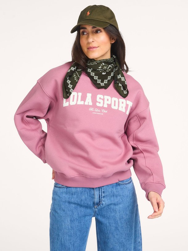 Ontdek de Jayla katoenmix sweater van The Lola Club in de kleur Mauve bij Orangebag. Op werkdagen voor 21:45 besteld, morgen in huis.