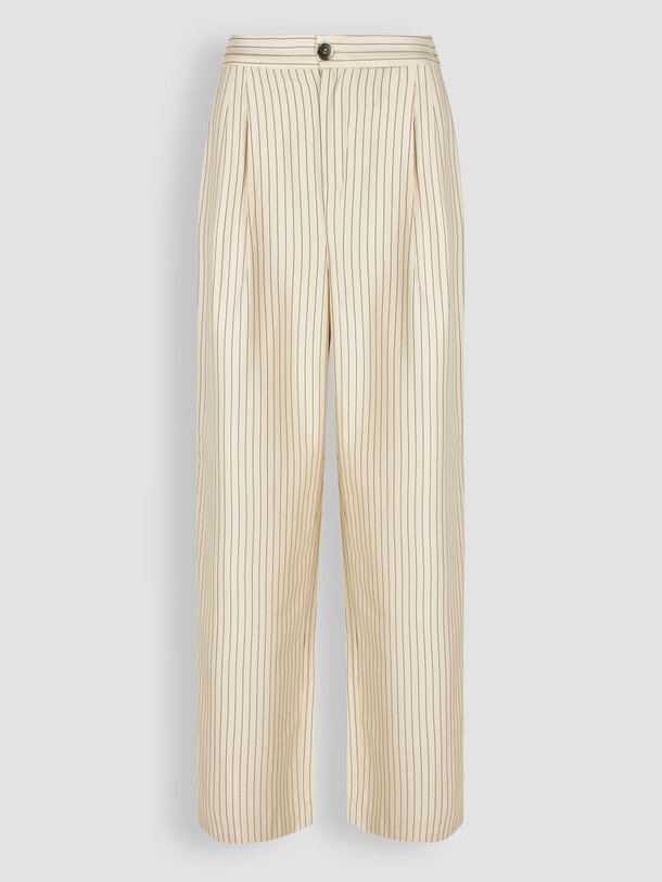 Ontdek de Isabel viscosemix broek met krijtstreep van Modstrom in de kleur zand bij Orangebag. Op werkdagen voor 21:45 besteld, morgen in huis.