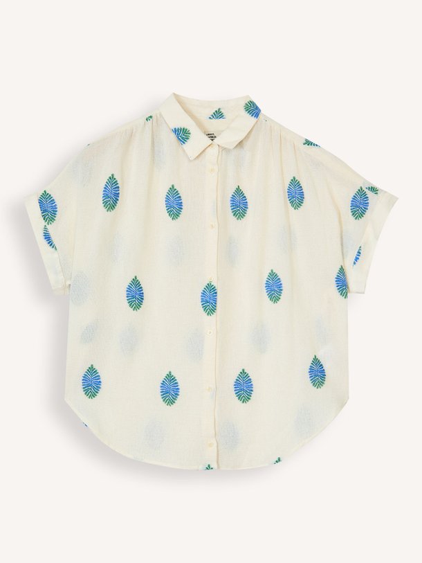 Ontdek de Louisa katoenmix blouse met borduursel van Sacrécoeur in de kleur Off-white bij Orangebag. Op werkdagen voor 21:45 besteld, morgen in huis.