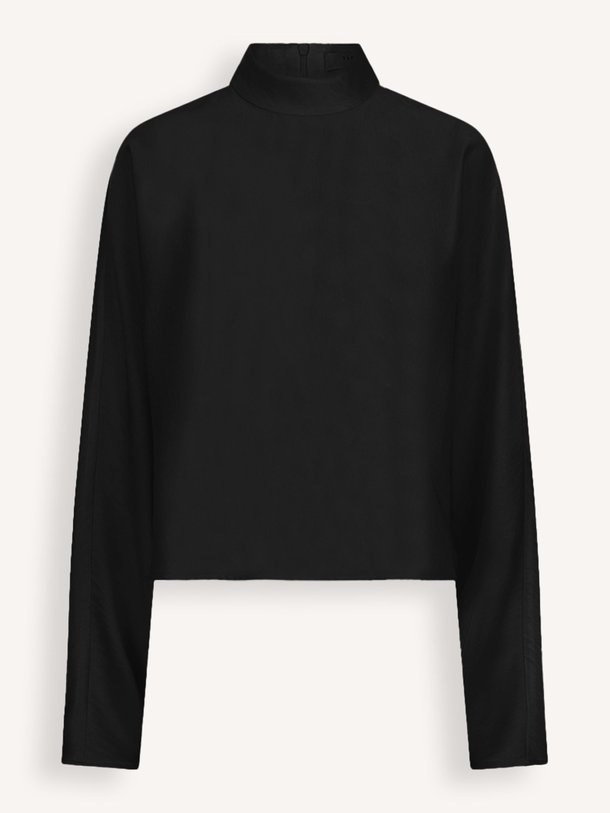 Ontdek de Sally geweven satijnen top van Dante 6 in de kleur zwart bij Orangebag. Op werkdagen voor 21:45 besteld, morgen in huis.