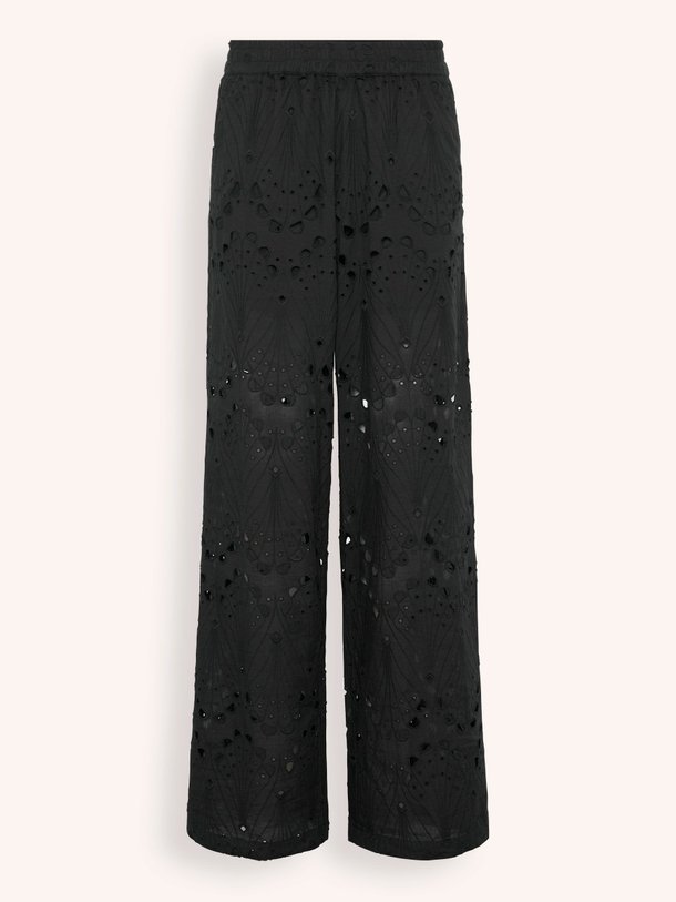 Ontdek de Baylor katoenen broderie broek van Gestuz in de kleur zwart bij Orangebag. Op werkdagen voor 21:45 besteld, morgen in huis.