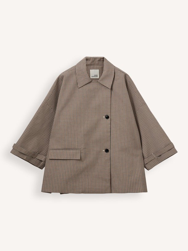 Ontdek de Selina katoenen oversized geruite mantel van Sofie Schnoor in de kleur Camel bij Orangebag. Op werkdagen voor 21:45 besteld, morgen in huis.
