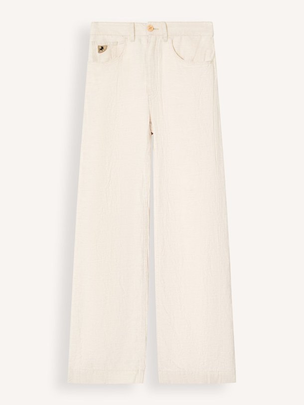 Ontdek de Rosa, katoen/linnenmix wide leg broek van Lois bij Orangebag. Op werkdagen voor 21:45 besteld, morgen in huis.