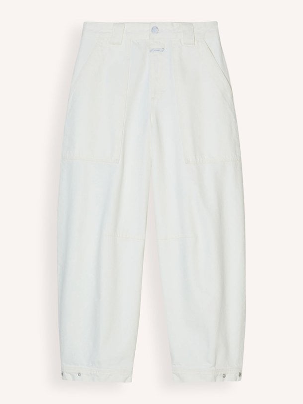 Ontdek de Rhannon mid waist barrel fit non-stretch jeans van Closed in de kleur Wit bij Orangebag. Op werkdagen voor 21:45 besteld, morgen in huis.