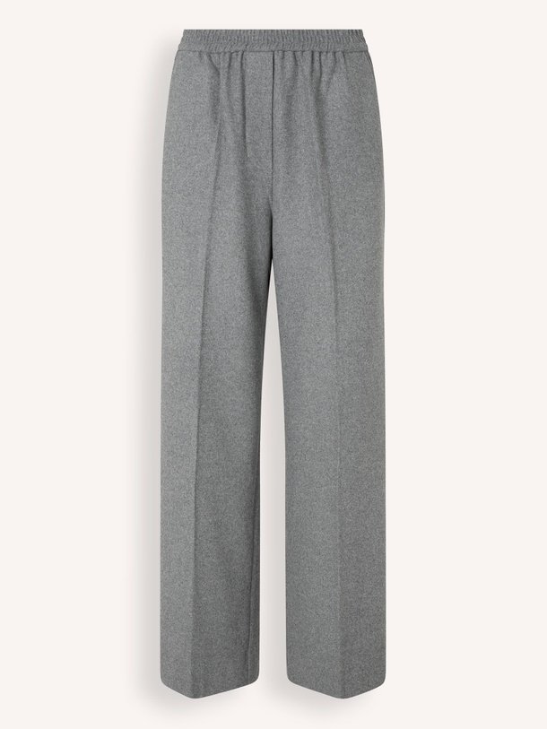 Ontdek de Daze wolmix gemêleerde pantalon van Second Female in de kleur grijs bij Orangebag. Op werkdagen voor 21:45 besteld, morgen in huis.