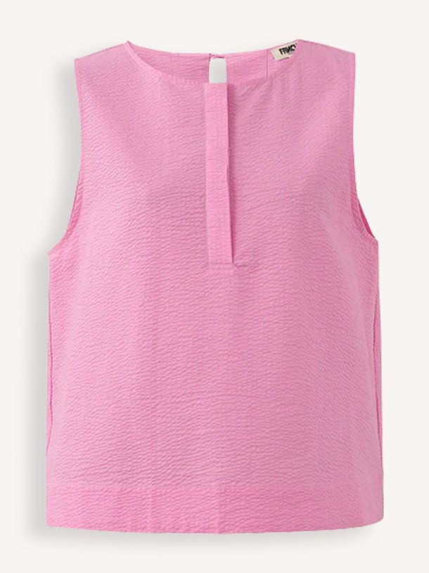 Ontdek de Deborah katoenen top met open rug van Frnch in de kleur roze bij Orangebag. Op werkdagen voor 21:45 besteld, morgen in huis.