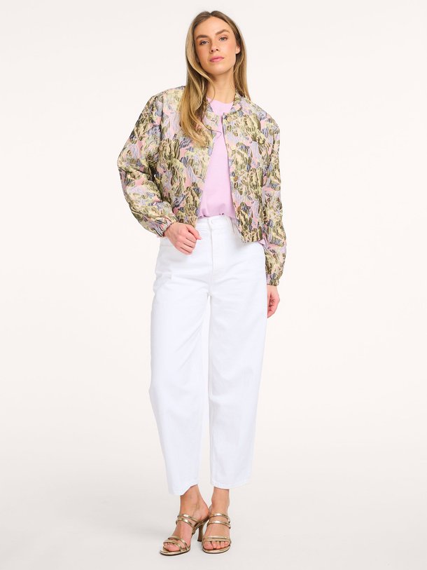 Ontdek de Lola geweven jaquard jasje van Freebird in de kleur Groen bij Orangebag. Op werkdagen voor 21:45 besteld, morgen in huis.