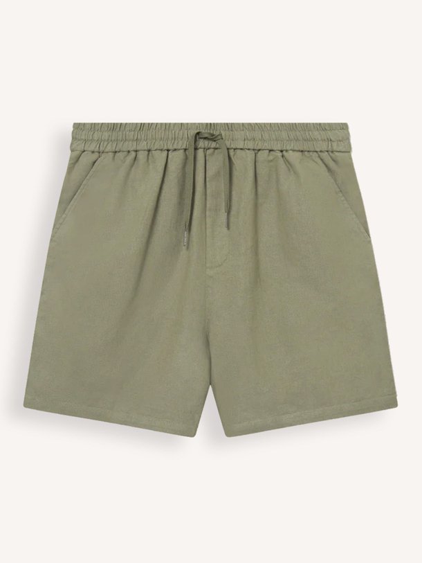 Ontdek de Otto linnen/katoenmix short van Les Deux in de kleur kaki bij Orangebag. Op werkdagen voor 21:45 besteld, morgen in huis.