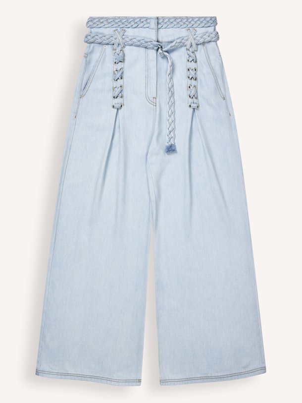 Ontdek de Fadumo high waist loose fit non-stretch jeans van Munthe in de kleur lichtblauw bij Orangebag. Op werkdagen voor 21:45 besteld, morgen in huis.
