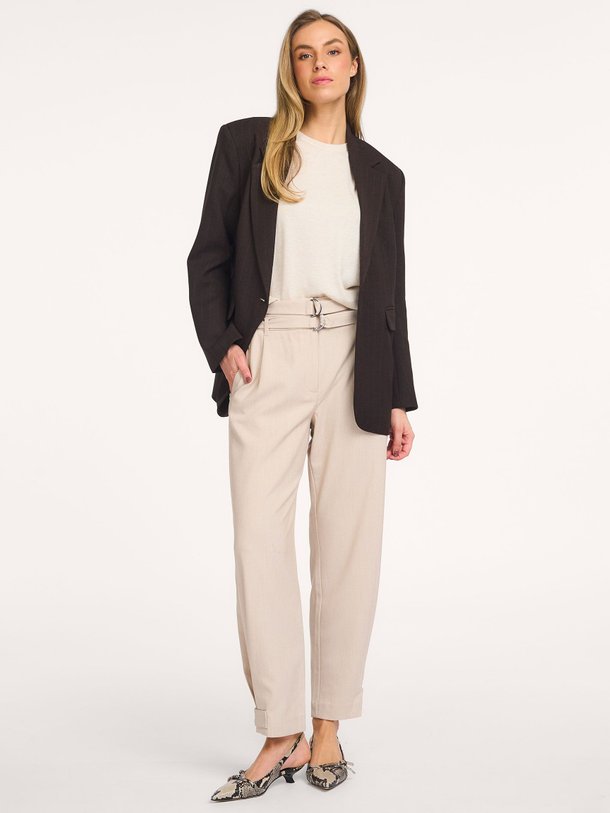 Ontdek de Viscosemix broek van Yaya in de kleur Beige bij Orangebag. Op werkdagen voor 21:45 besteld, morgen in huis.