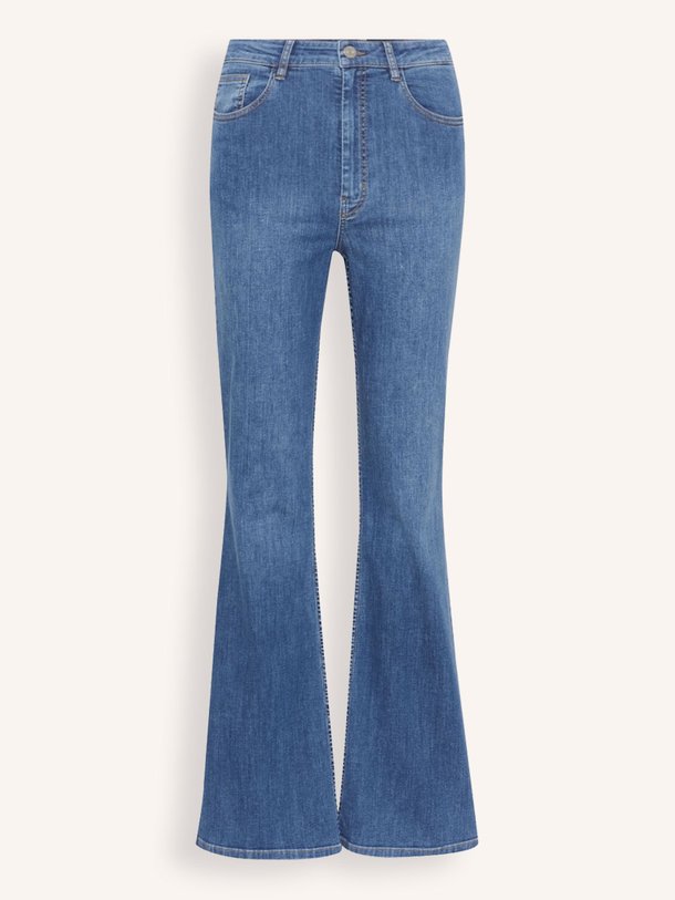 Ontdek de Rivy high waist flared fit jeans van Gestuz in de kleur blauw bij Orangebag. Op werkdagen voor 21:45 besteld, morgen in huis.