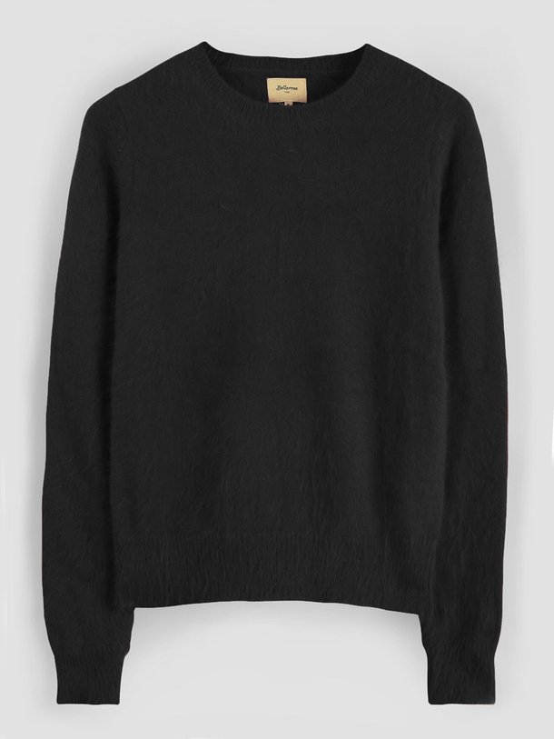 Ontdek de Datti angoramix trui van Bellerose in de kleur zwart bij Orangebag. Op werkdagen voor 21:45 besteld, morgen in huis.