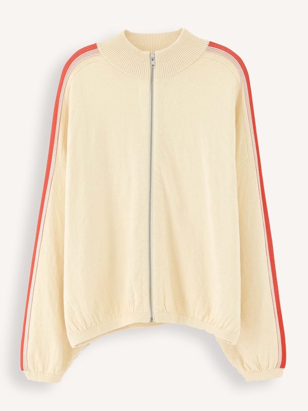 Ontdek de Gerta wolmix vest met biezen van Bellerose in de kleur Crème bij Orangebag. Op werkdagen voor 21:45 besteld, morgen in huis.