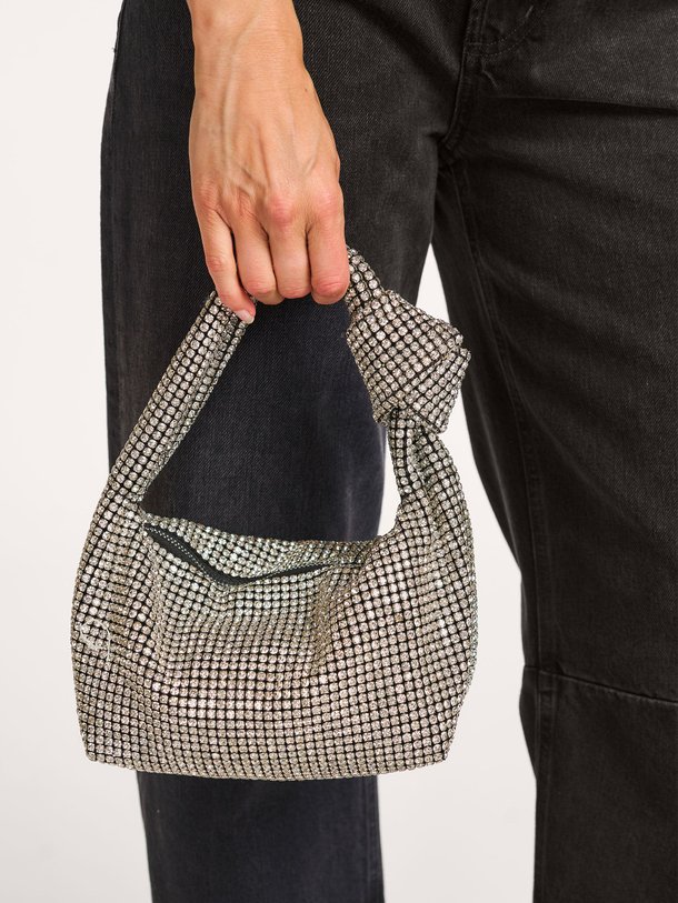 Ontdek de Cristal geweven handtas met strass van Dante 6 in de kleur Zilverkleur bij Orangebag. Op werkdagen voor 21:45 besteld, morgen in huis.