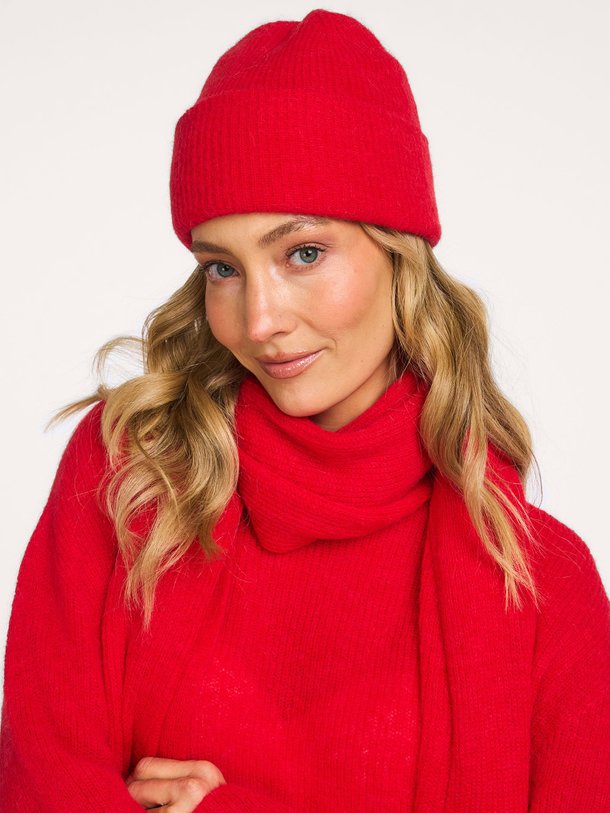 Ontdek de Eani alpacamix beanie van Drykorn in de kleur Rood bij Orangebag. Op werkdagen voor 21:45 besteld, morgen in huis.