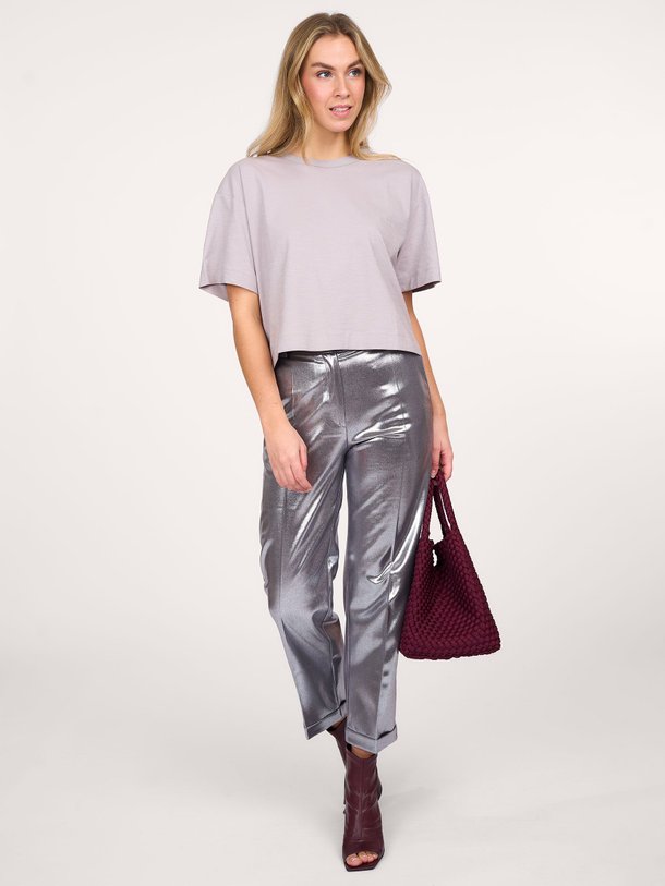 Ontdek de Zandro katoenmix gemêleerd T-shirt van Nathalie Vleeschouwer in de kleur taupe bij Orangebag. Op werkdagen voor 21:45 besteld, morgen in huis.