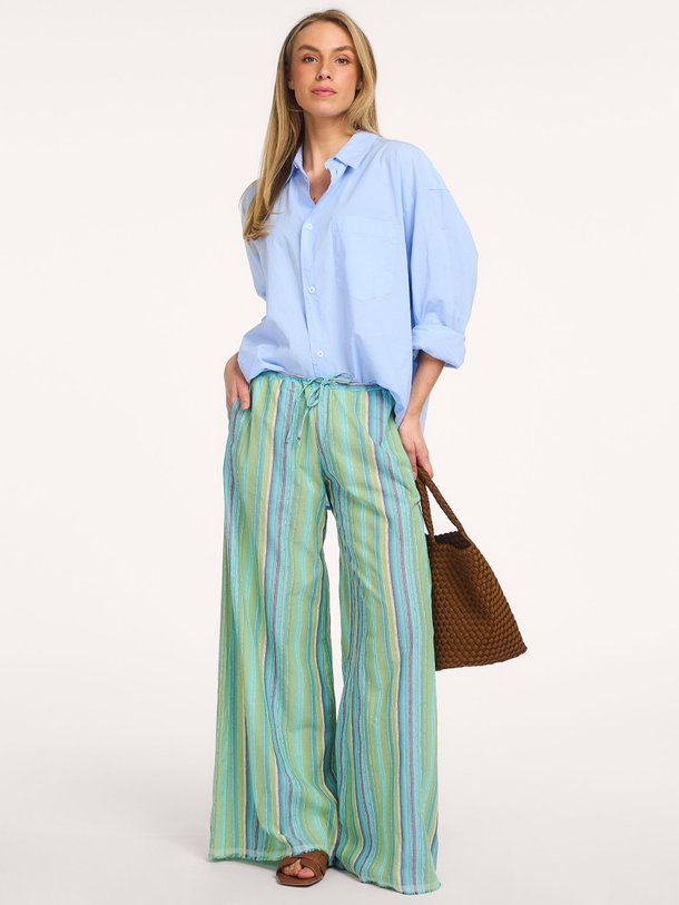 Ontdek de Super Woody, katoenmix gestreepte broek van Sea Me Happy bij Orangebag. Op werkdagen voor 21:45 besteld, morgen in huis.