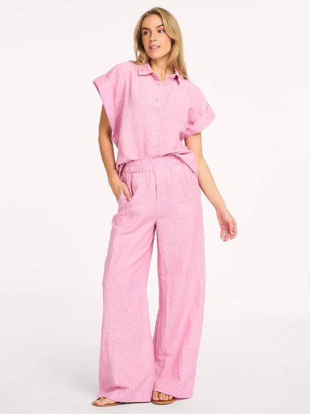 Ontdek de Pixie linnenmix blouse van By-Bar in de kleur Roze bij Orangebag. Op werkdagen voor 21:45 besteld, morgen in huis.