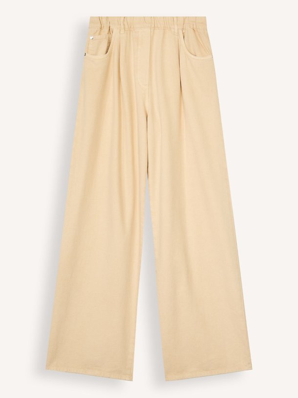Ontdek de Twiggy katoenen wide leg broek van Knit-ted in de kleur Zand bij Orangebag. Op werkdagen voor 21:45 besteld, morgen in huis.