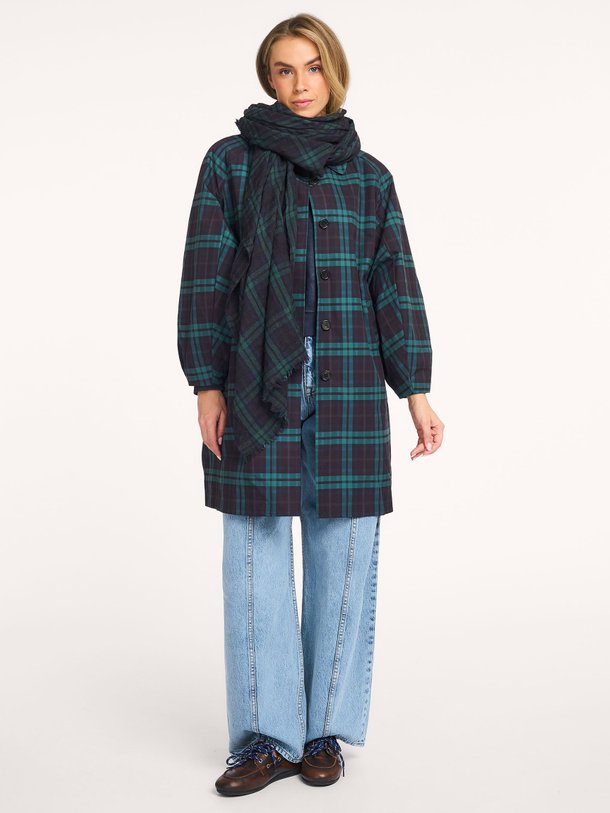 Ontdek de Julie geweven geruite mantel van Bellerose in de kleur Donkergroen bij Orangebag. Op werkdagen voor 21:45 besteld, morgen in huis.